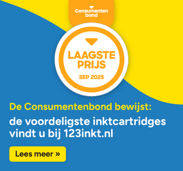 Consumentenbond bewijst 123inkt de voordeligste in inktcartridges